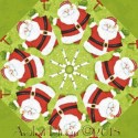 Jolly Ole' St. Nick Kaleidoscope Quilt Block Kit