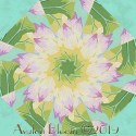 Kaffe Fassett Lake Blossom Green Kaleidoscope Quilt Block Kit