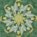 Seasons Greetings Christmas Trees Kaleidoscope Quilt Block Kit