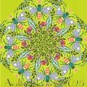 Tula Pink Full Moon Forest II Shake Your Honey Maker Kaleidoscope Quilt Block Kit