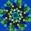 L'Heure Bleue Reve Kaleidoscope Quilt Block Kit
