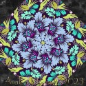 Tula Pink Nightshade Deja Vu Kaleidoscope Quilt Block Kit