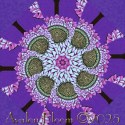 Anna Maria Horner Love Always AM Echinacea Glow Amethyst Kaleidoscope Quilt Block Kit