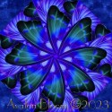 Cosmic Butterfly Kaleidoscope Quilt Block Kit