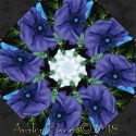 Reverie Tossed Flowers Kaleidoscope Quilt Block Kit