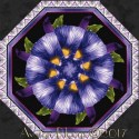 Viola Border by Timeless Treasures Kaleidoscope Quilt Block Ki