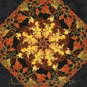 Bountiful Harvest Flowers Kaleidoscope Quilt Block Kit