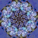 Giverny Tending to Wildflowers Kaleidoscope Quilt Block Kit