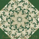 Morris & Co. Oxford Holiday Chrysanthemum Toile Kaleidoscope Quilt Block Kit