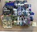 Stash Box of Morris & Co. and Kaffe Fassett Scraps and Fabric