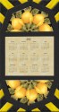 Farmhouse Fresh Lemons Kaleidoscope Fan Calendar Wall Hanging Kit