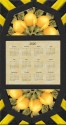 Farmhouse Fresh Lemons Kaleidoscope Fan Calendar Wall Hanging Kit