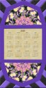 Irresistable Iris Kaleidsocope Fan Calendar Wall Hanging Kit