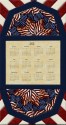 American Pride Kaleidsocope Fan Calendar Wall Hanging Kit