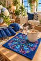 Vintage Millefiore Blue by Kaffe Fassett Kaleidoscope Mug Rug Kit