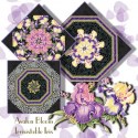 Flash Dance Purple by Paula Nadelstern Kaleidoscope Quilt Blo