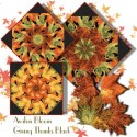 Giving Thanks Black Kaleidoscope Quilt Block Kit