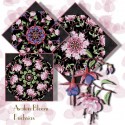 Fuchsias Kaleidoscope Quilt Block Kit