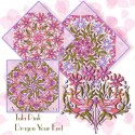 Tula Pink Dragon Your Feet Kaleidoscope Quilt Block Kit