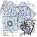 Fuchsias Kaleidoscope Quilt Block Kit