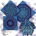 Bohemian Vibe Kaleidoscope Quilt Block Kit