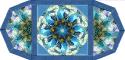 Flourish Seamist Kaleidoscope Quilt Place Mat Kit