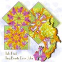 Painted Peacock Kaleidoscope Quilt Block Kit