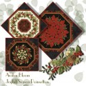 Reverie Tossed Flowers Kaleidoscope Quilt Block Kit