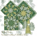 Seasons Greetings Christmas Trees Kaleidoscope Quilt Block Kit
