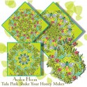 Tula Pink Full Moon Forest II Shake Your Honey Maker Kaleidoscope Quilt Block Kit