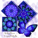 Cosmic Butterfly Kaleidoscope Quilt Block Kit