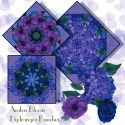 Autumn Splendor Fall Folliage Kaleidoscope Quilt Block Kit