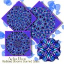 Flower Shoppe Pansy Kaleidoscope Quilt Block Kit