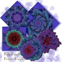 Kaffe Fassett Brassica Purple Kaleidoscope Quilt Block Kit