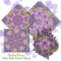 Tula Pink Full Moon Forest Shake Your Honey Maker Pre-cut Kaleidoscope Quilt Block Kit