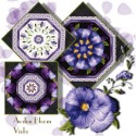 Viola Border by Timeless Treasures Kaleidoscope Quilt Block Ki