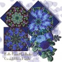 Kaffe Fassett Lake Blossoms Pink Kaleidoscope Quilt Block Kit