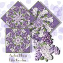 Lilac Garden Kaleidoscope Quilt Block Kit