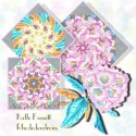 Rhodedendrons Kaffe Fassett Collective 2023 Kaleidoscope Quilt Block Kit