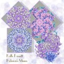 Kaffe Fassett Hokusai's Mums Kaleidoscope Quilt Block Kit