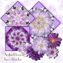 Tina's Garden Kaleidoscope Quilt Block Kit