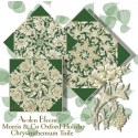 Morris & Co. Oxford Holiday Chrysanthemum Toile Kaleidoscope Quilt Block Kit
