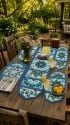 Flourish Seamist Kaleidoscope Quilt Table Runner Kit