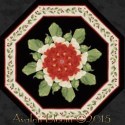 Crimson and Holly Kaleidoscope Quilt Block Kit