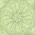 Double Fleurette 8 Inch Quilting Template