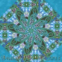 Fabrique-istan Turquoise by Paula Nadelstern Kaleidoscope Quilt