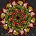 Holiday Flower Fairies Kaleidoscope Quilt Block Kit