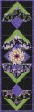 Iris Kaleidoscope Table Runner Pattern