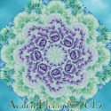 Kaffe Fassett Brassica Green Kaleidoscope Quilt Block Kit