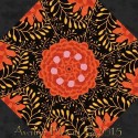 Kaffe Fassett Ferns Kaleidoscope Quilt Block Kit